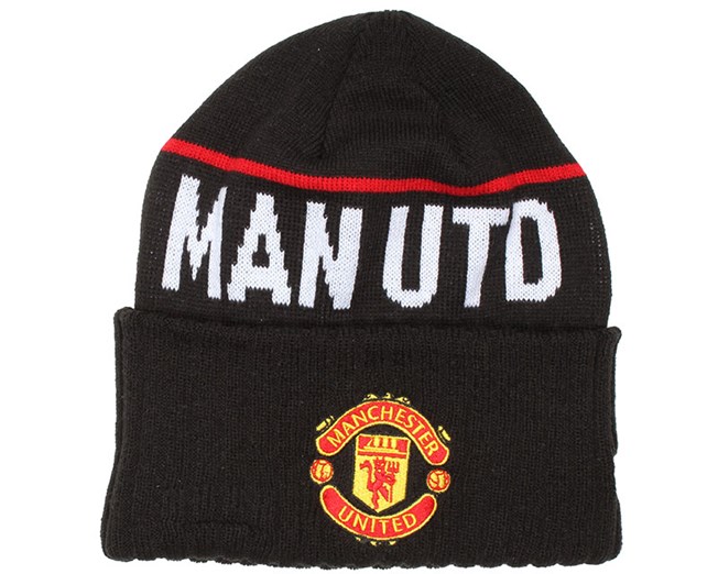 Manchester United Black Beanie New Era Beanies Hatstore Co Uk