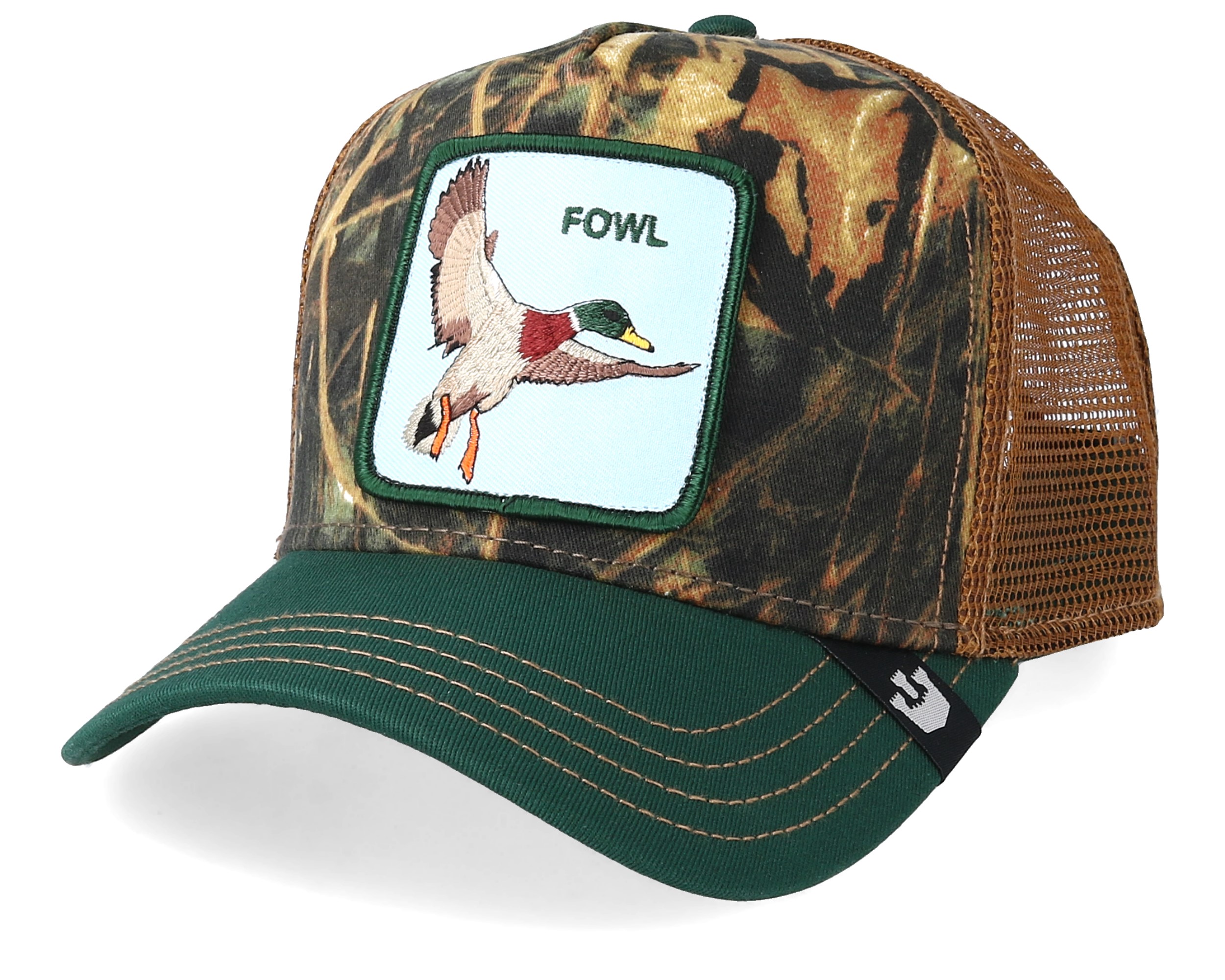 Duck Duck Forest/Green/Brown Trucker Goorin Bros. caps Hatstore.co.uk