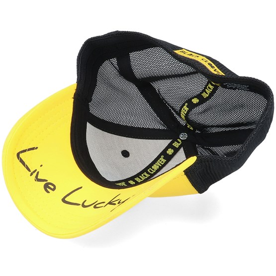 Black Clover New 2020 Premium PC 94 Mesh Yellow Black Fitted S M Hat 