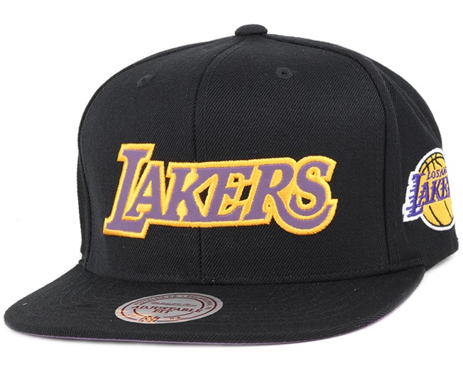 mitchell and ness lakers snapback hats