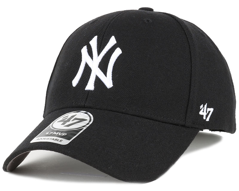 NY Yankees Mvp Black Adjustable - 47 Brand cap - Hatstore.de