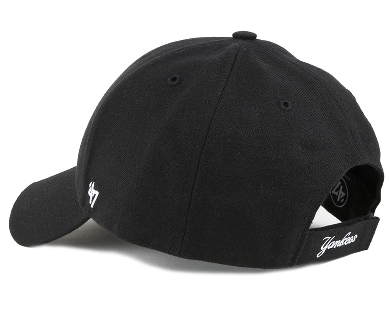 NY Yankees Mvp Black Adjustable - 47 Brand caps | Hatstore.co.uk