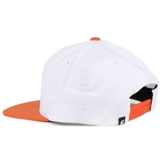 Orange and white snapback Clearance