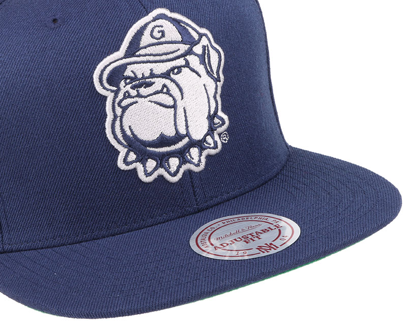 Hoyas Wool Solid Snapback Mitchell & Ness caps