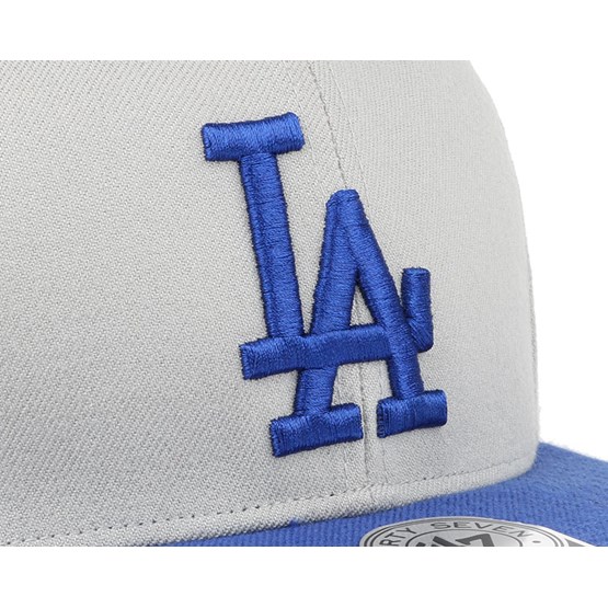 gray la dodgers hat