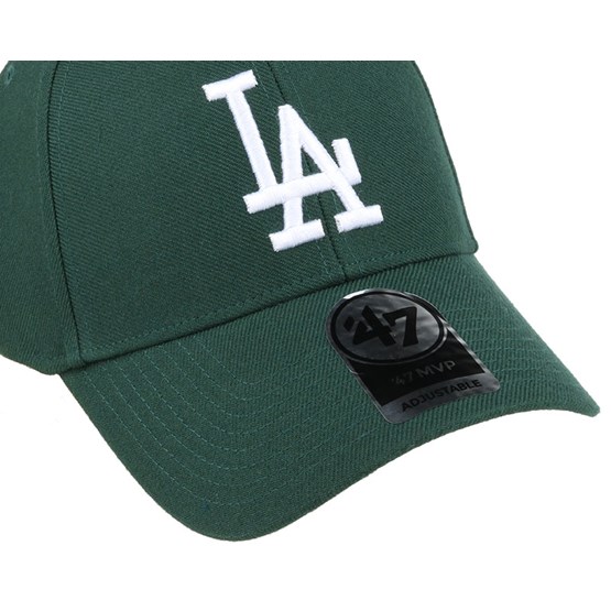 LA Dodgers Mvp Dark Green Adjustable 47 Brand caps
