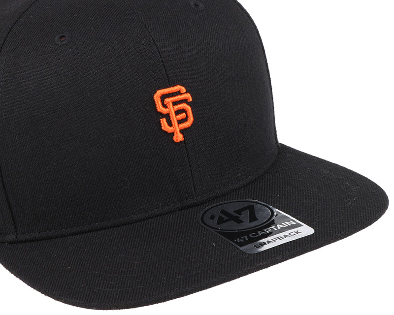 SF Giants Centerfield Captain Black Snapback 47 Brand caps Hatstore