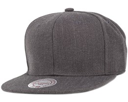 Blank Charcoal Snapback - Mitchell & Ness