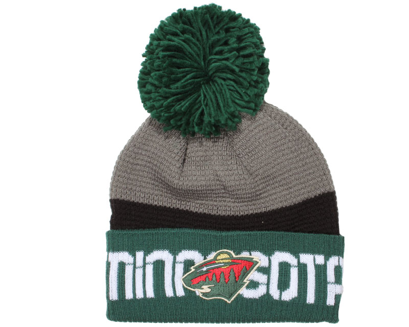 Minnesota Wild Team Pom Knit - Reebok 