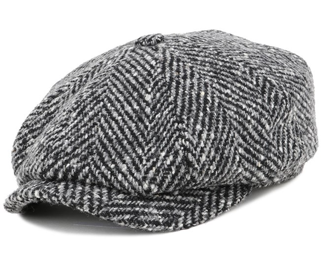 stetson herringbone hatteras flat cap