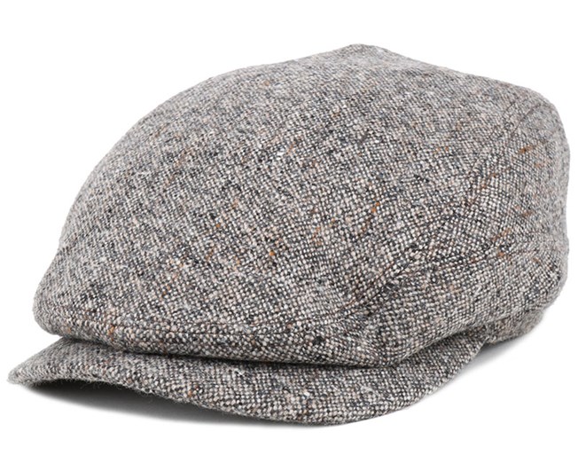 Flat caps for Men Stetson Belfast Tweed Flat Cap Men/’s Cap Fall//Winter Wool Cap Winter Cap with Cotton Lining Peaked Wool Cap