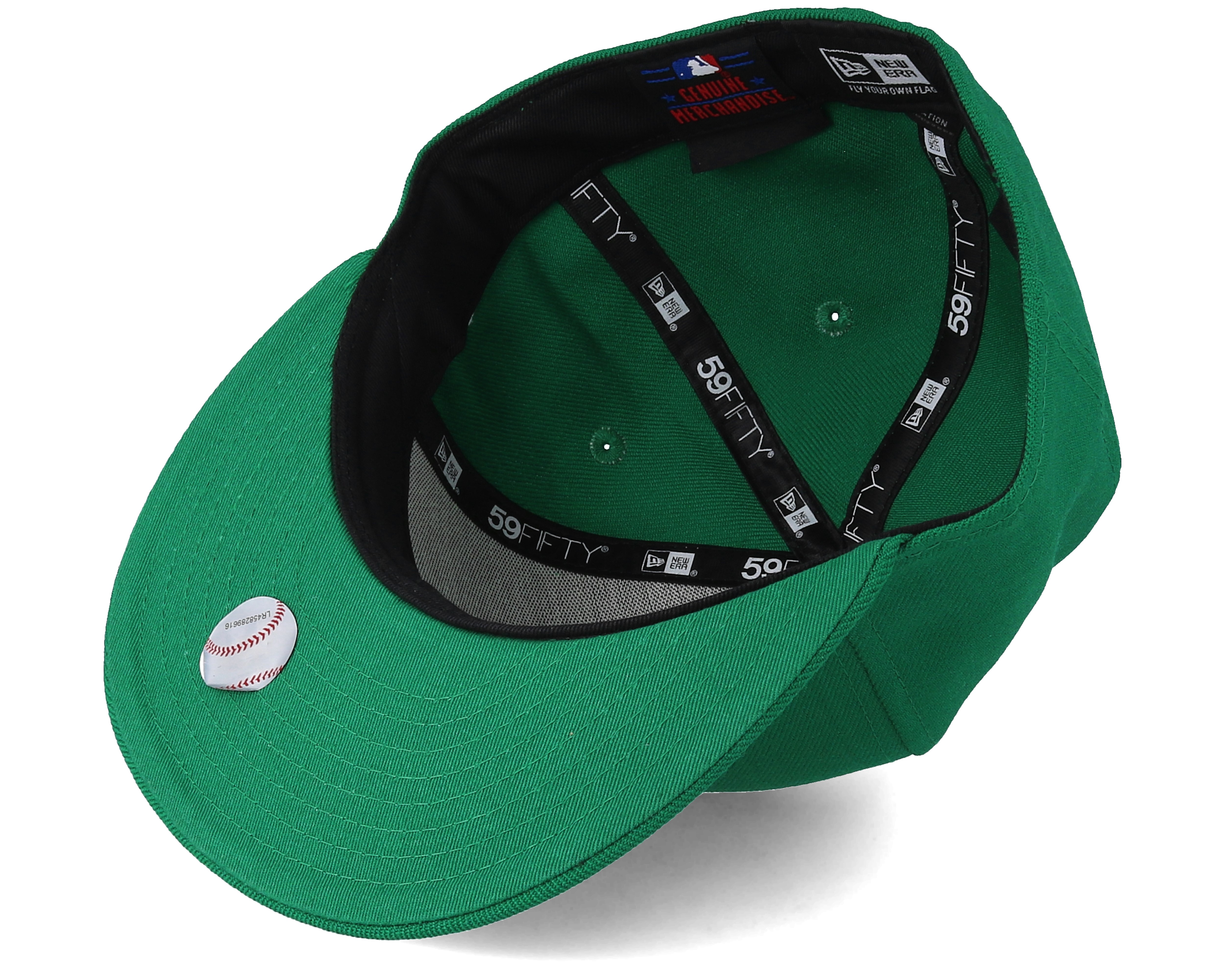 NY Yankees MLB Basic Green/White 59Fifty New Era caps Hatstore.co.uk