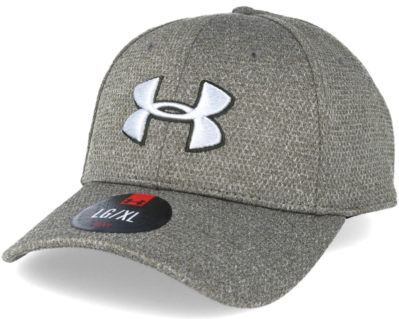 Heather Blitzing Artillery Green Flexfit Under Armour caps Hatstore
