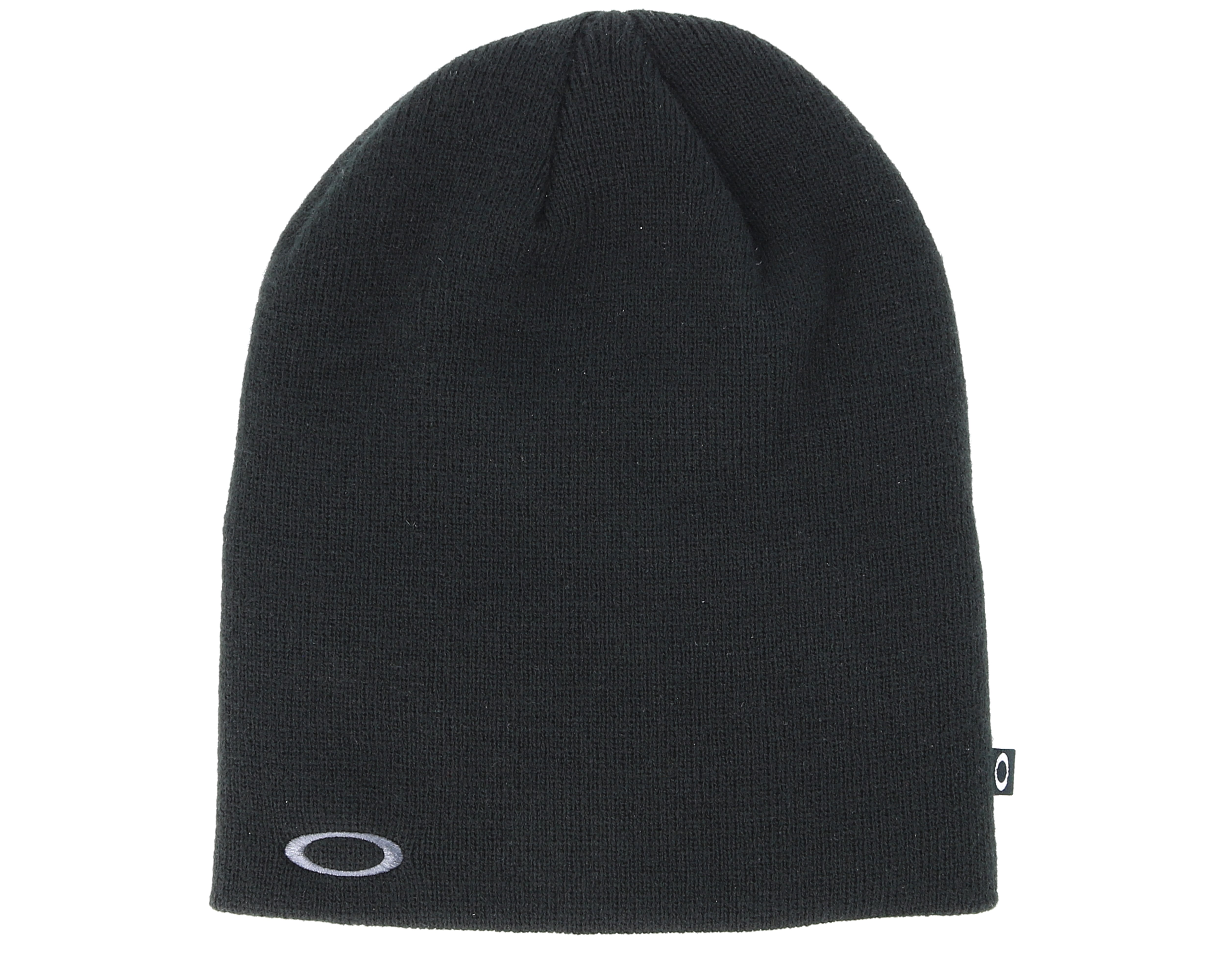 Fine Knit Black Beanie Oakley beanies Hatstore.co.uk