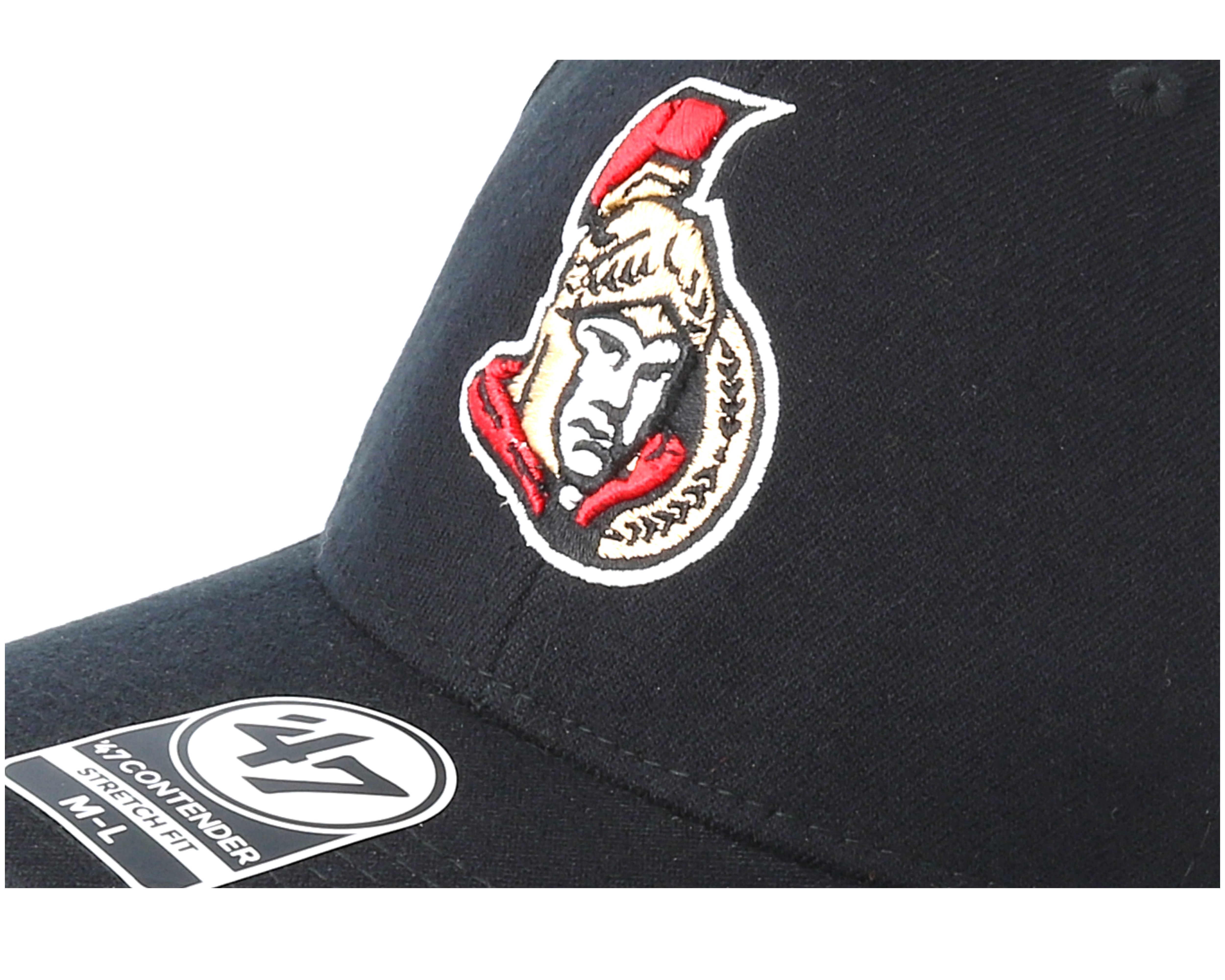Ottawa Senators Contender Black Flexfit 47 Brand caps Hatstore.co.uk
