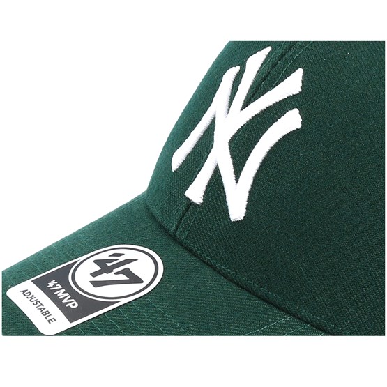 New York Yankees Mvp Dark Green Adjustable 47 Brand caps Hatstore.co.uk