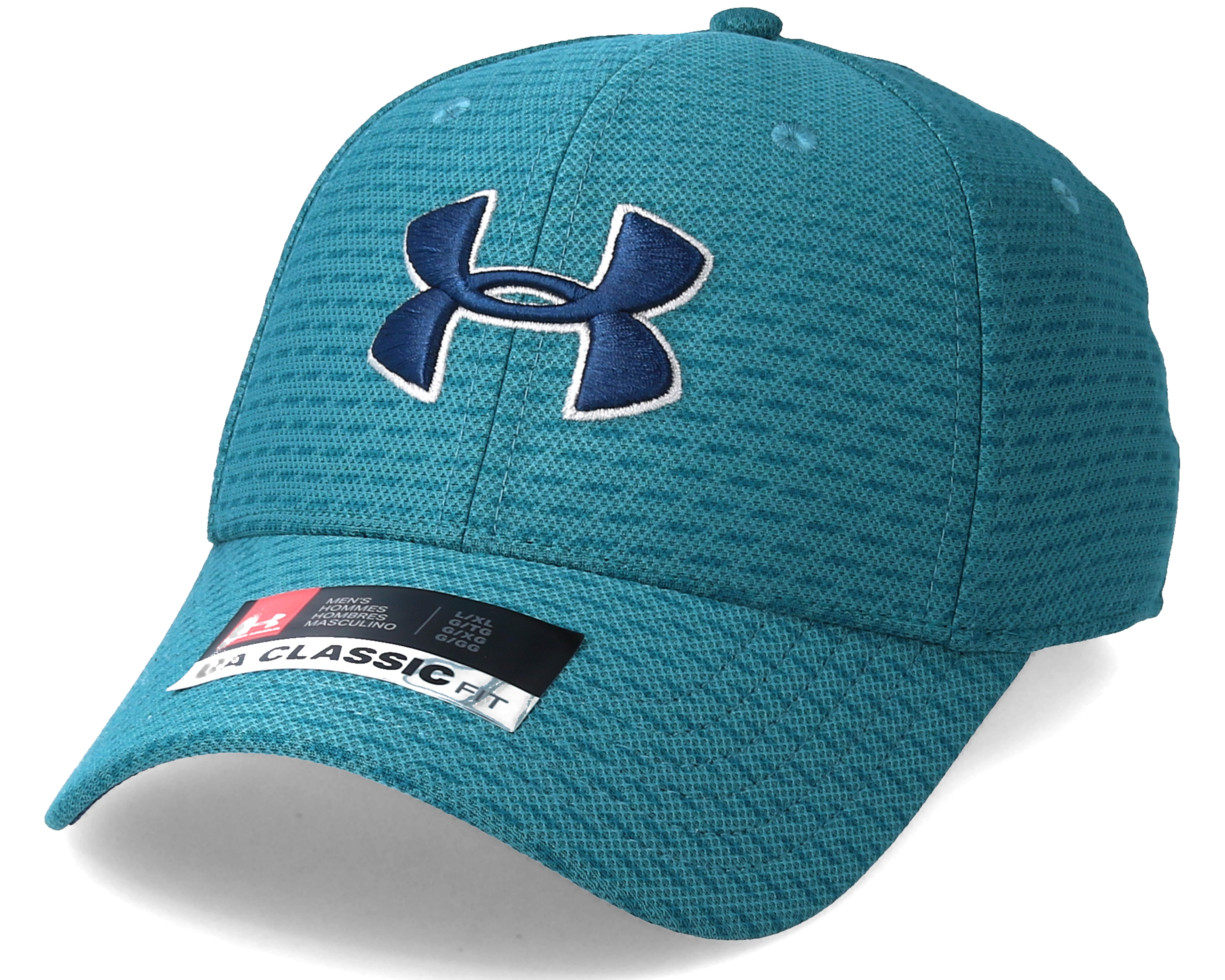 Men´s Printed Blitzing 3.0 Teal Flexfit Under Armour cap Hatstore.ch