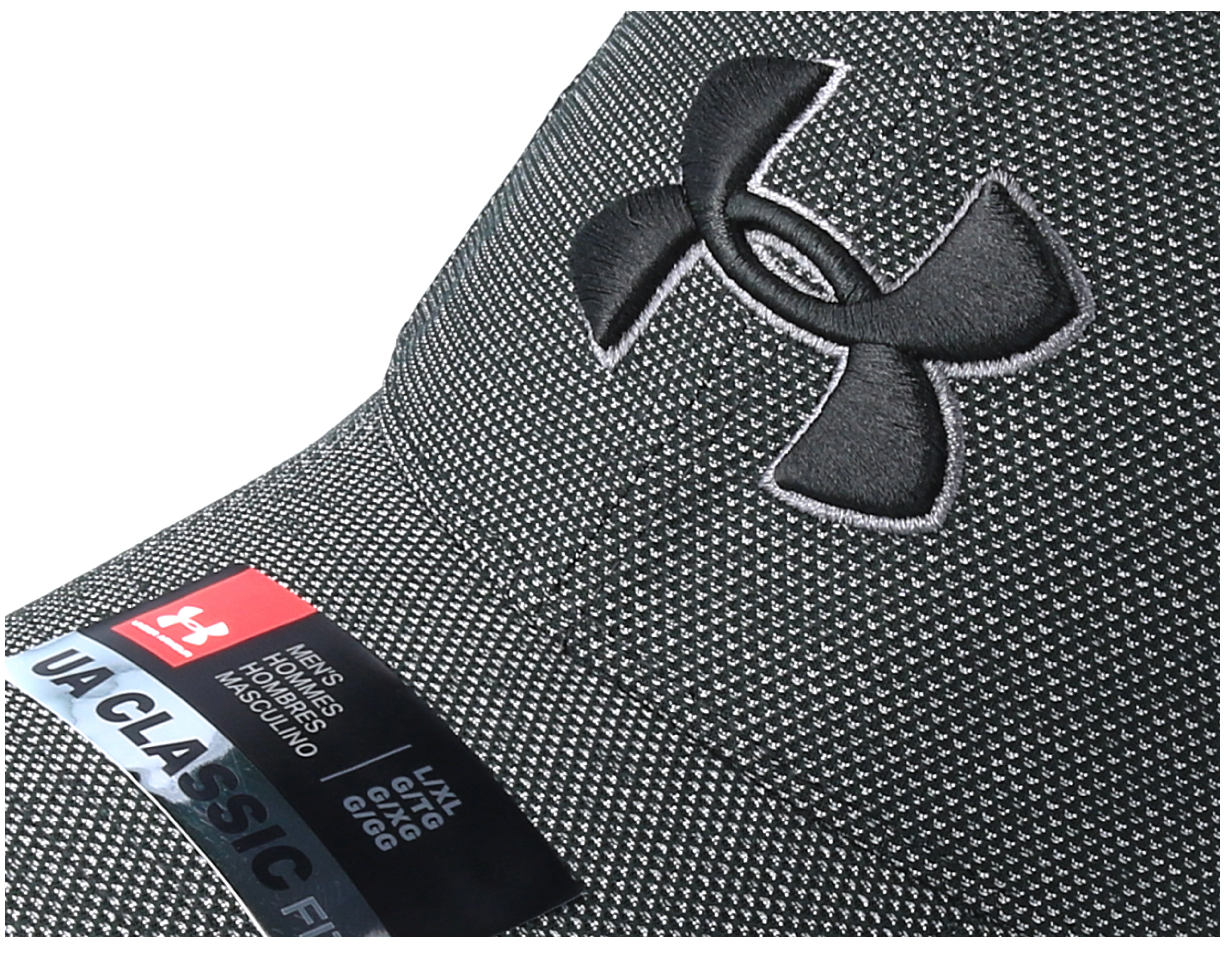 Men´s Heathered Black Blitzing 3.0 Flexfit Under Armour caps