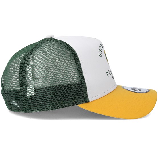 Green Bay Packers Throwback Trucker White Adjustable New Era Caps Hatstoreworld Com