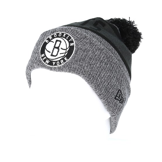 brooklyn nets knit hat