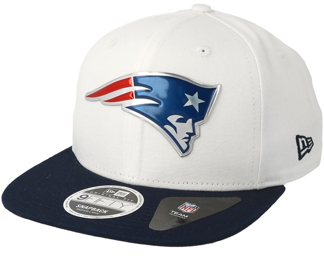 New England Patriots Logo Pack 9fifty White Navy Snapback New Era Cap Hatstore De