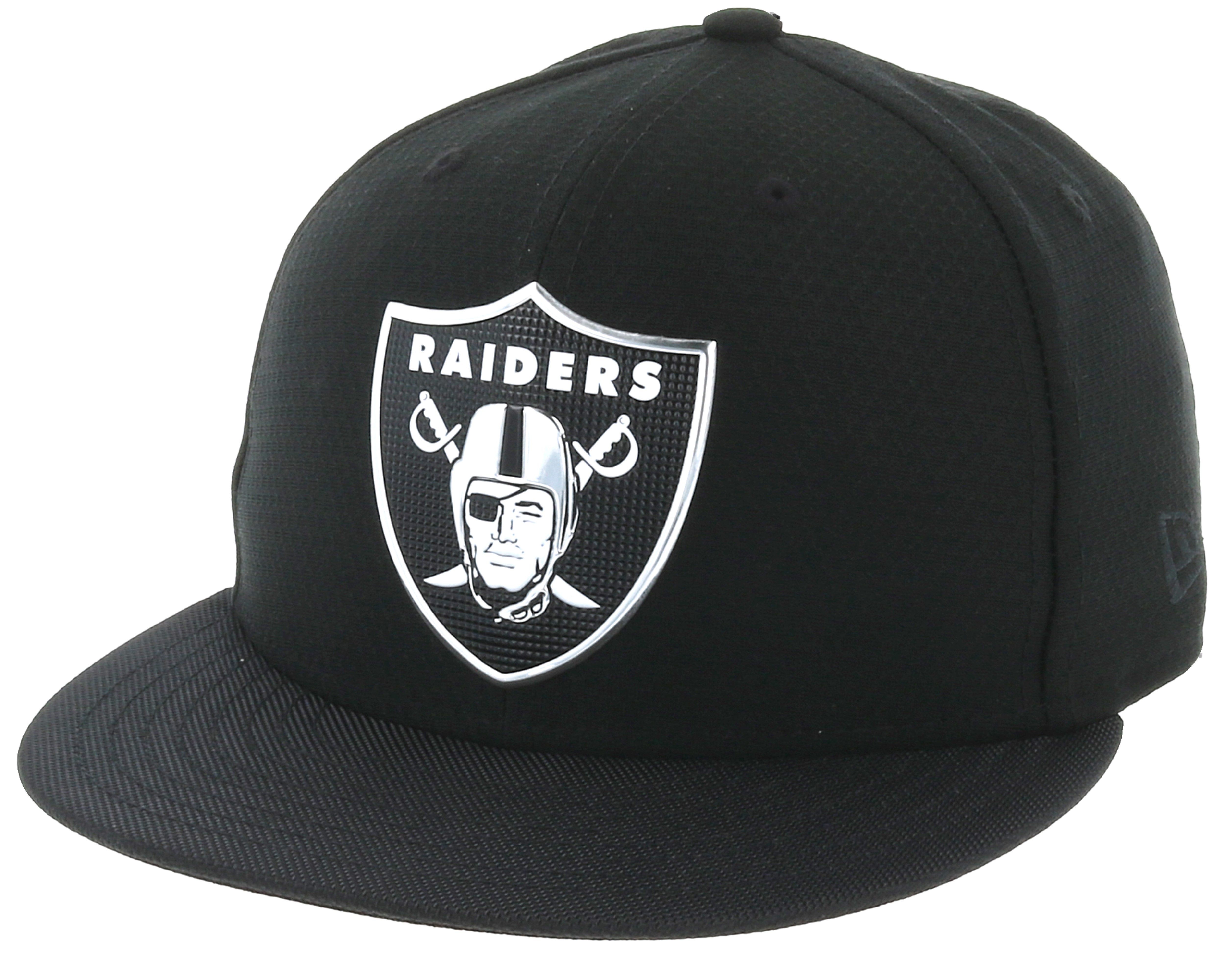 Oakland Raiders Black Coll 59Fifty Black Fitted New Era caps