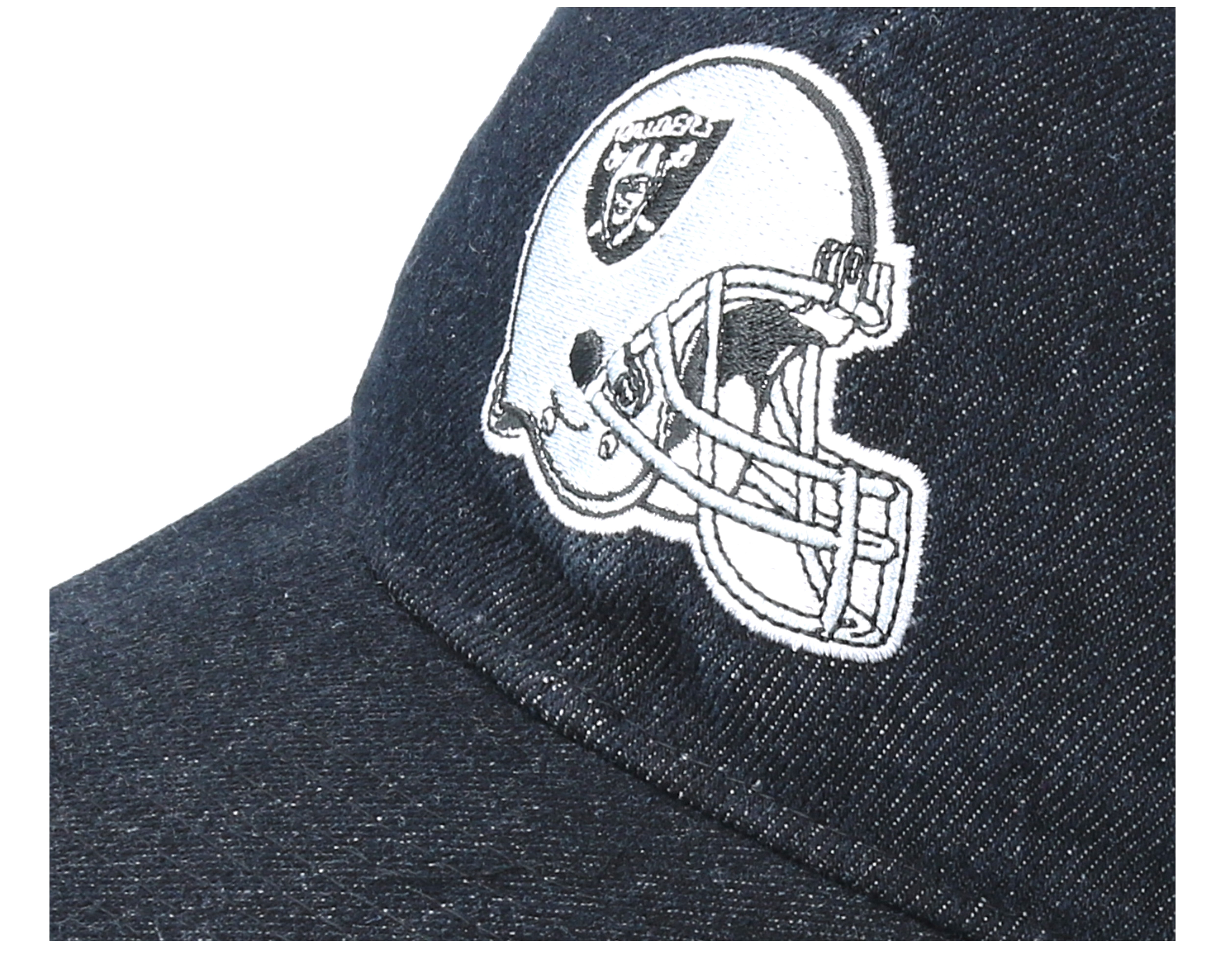 Oakland Raiders Helmet Low Profile 9Fifty Black Strapback - New Era