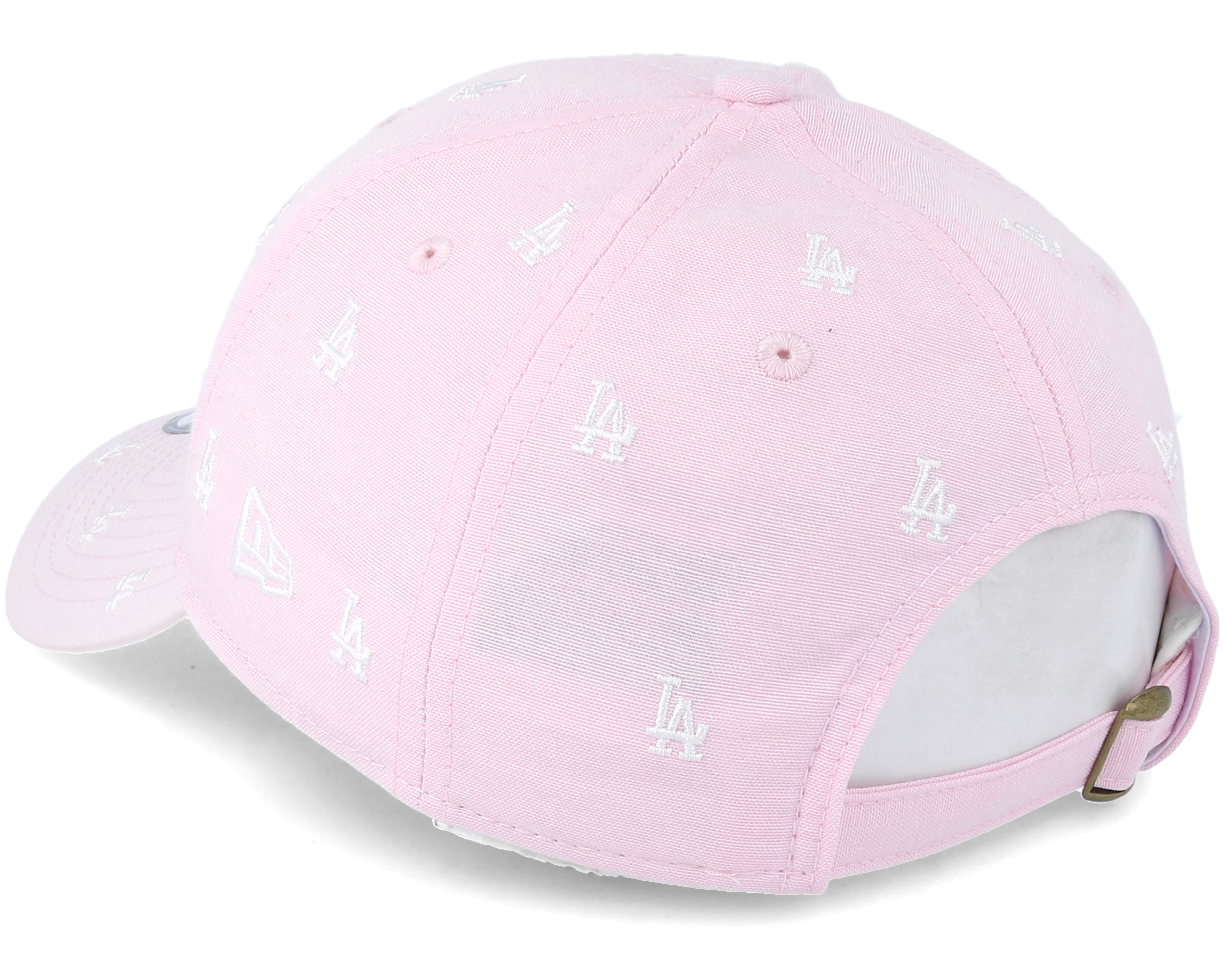 Los Angeles Dodgers 9Forty Monogram Pink Adjustable New Era caps