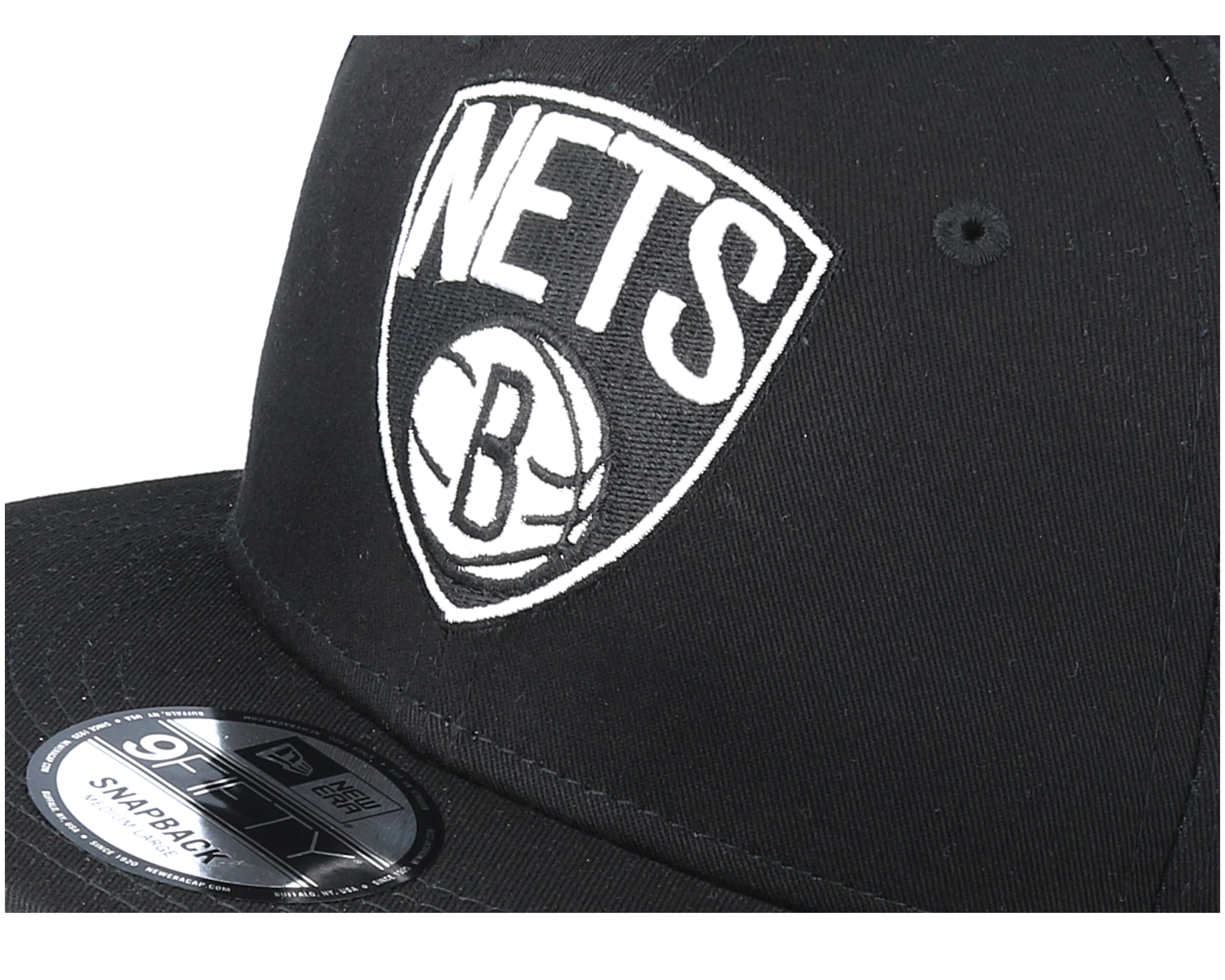 Brooklyn Nets 9Fifty Black Snapback New Era caps Hatstore.co.uk