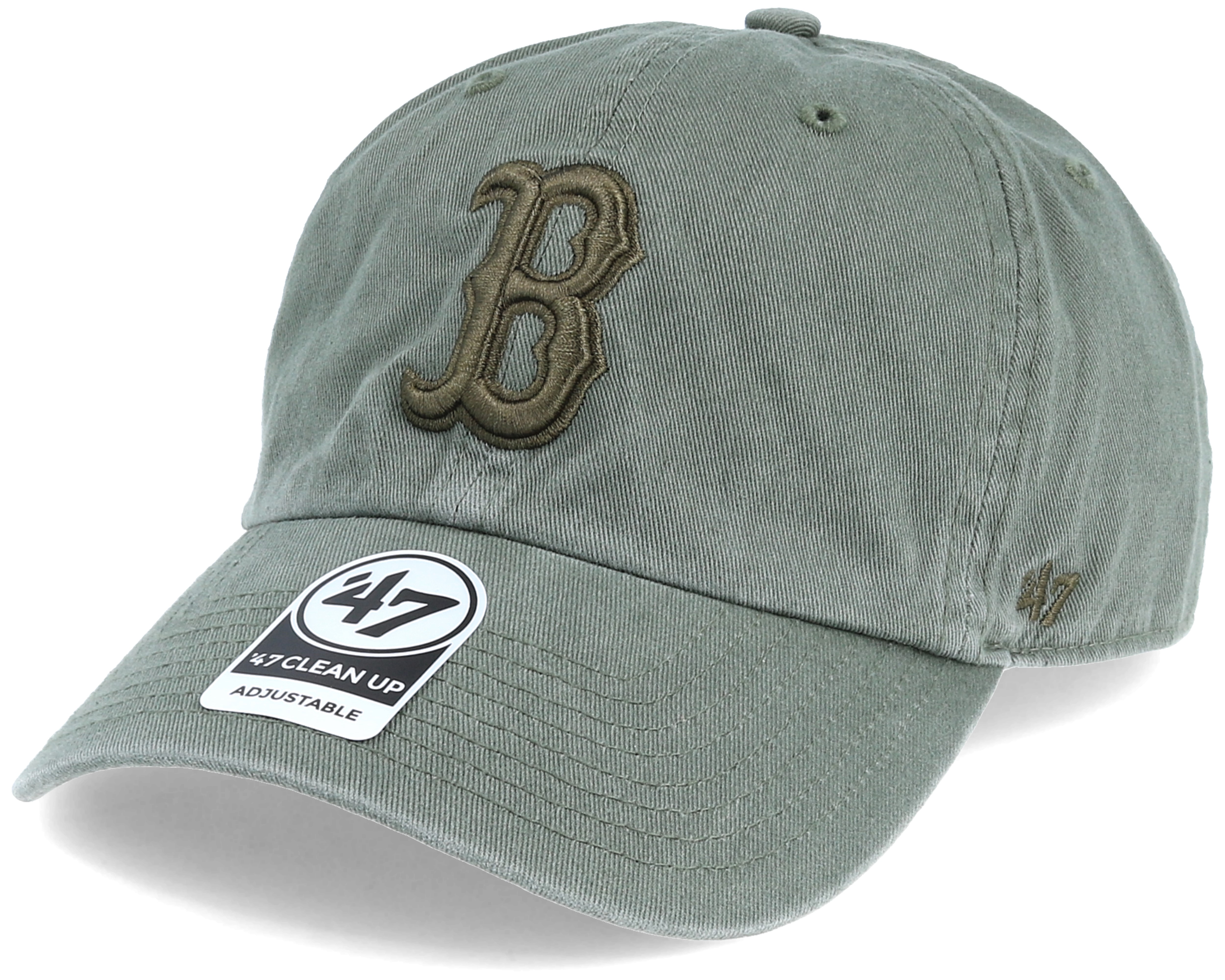 Boston Red Sox Clean Up Moss Adjustable 47 Brand caps Hatstore.co.uk