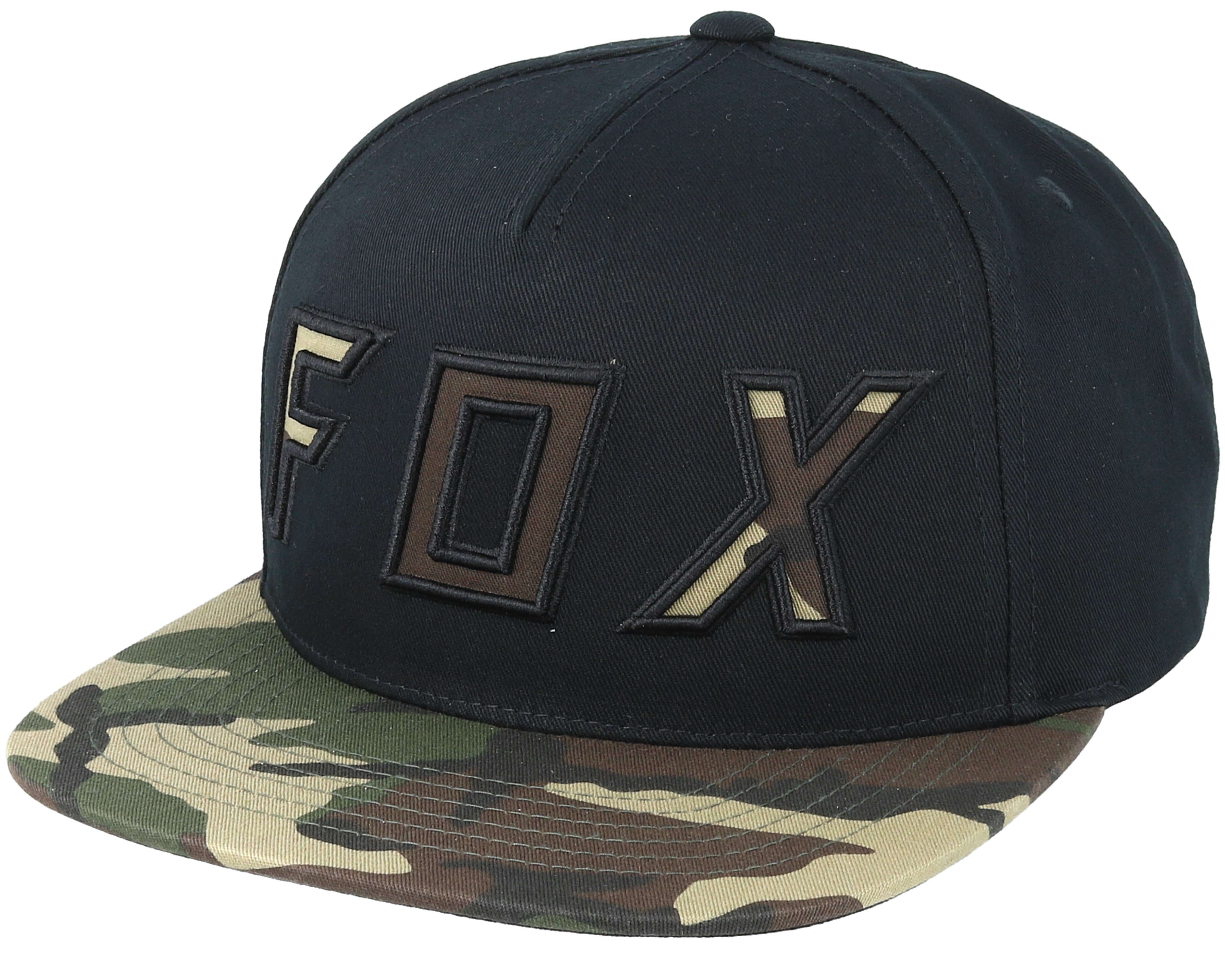 Posessed Black Snapback Fox caps