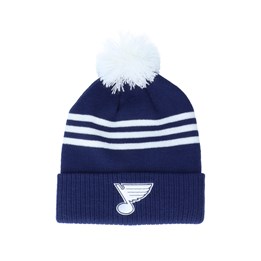 St. Louis Blues 3-Stripe Cuffed Dark 