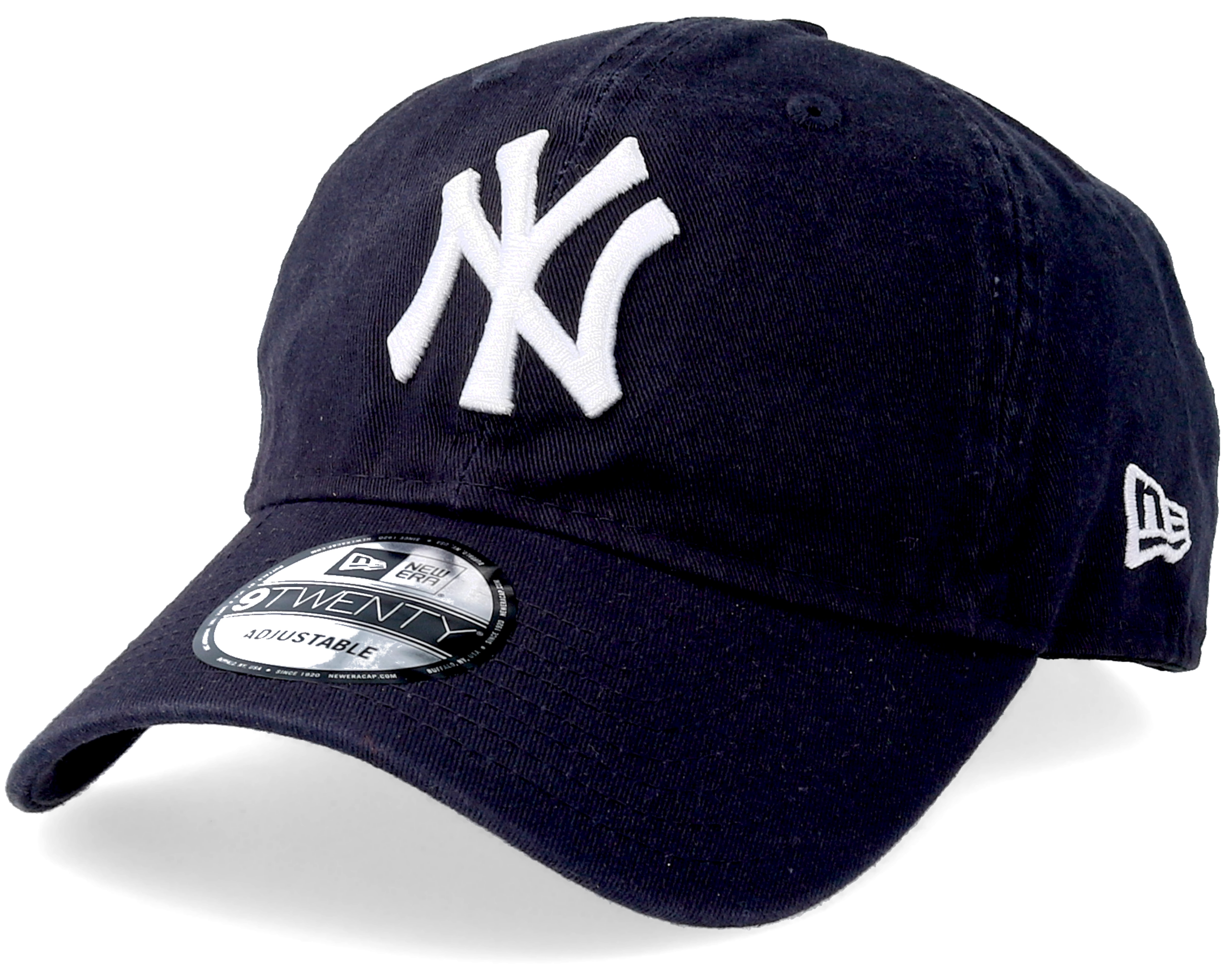 New York Yankees Washed Essential 9Twenty Black Adjustable - New Era caps - Hatstore.no