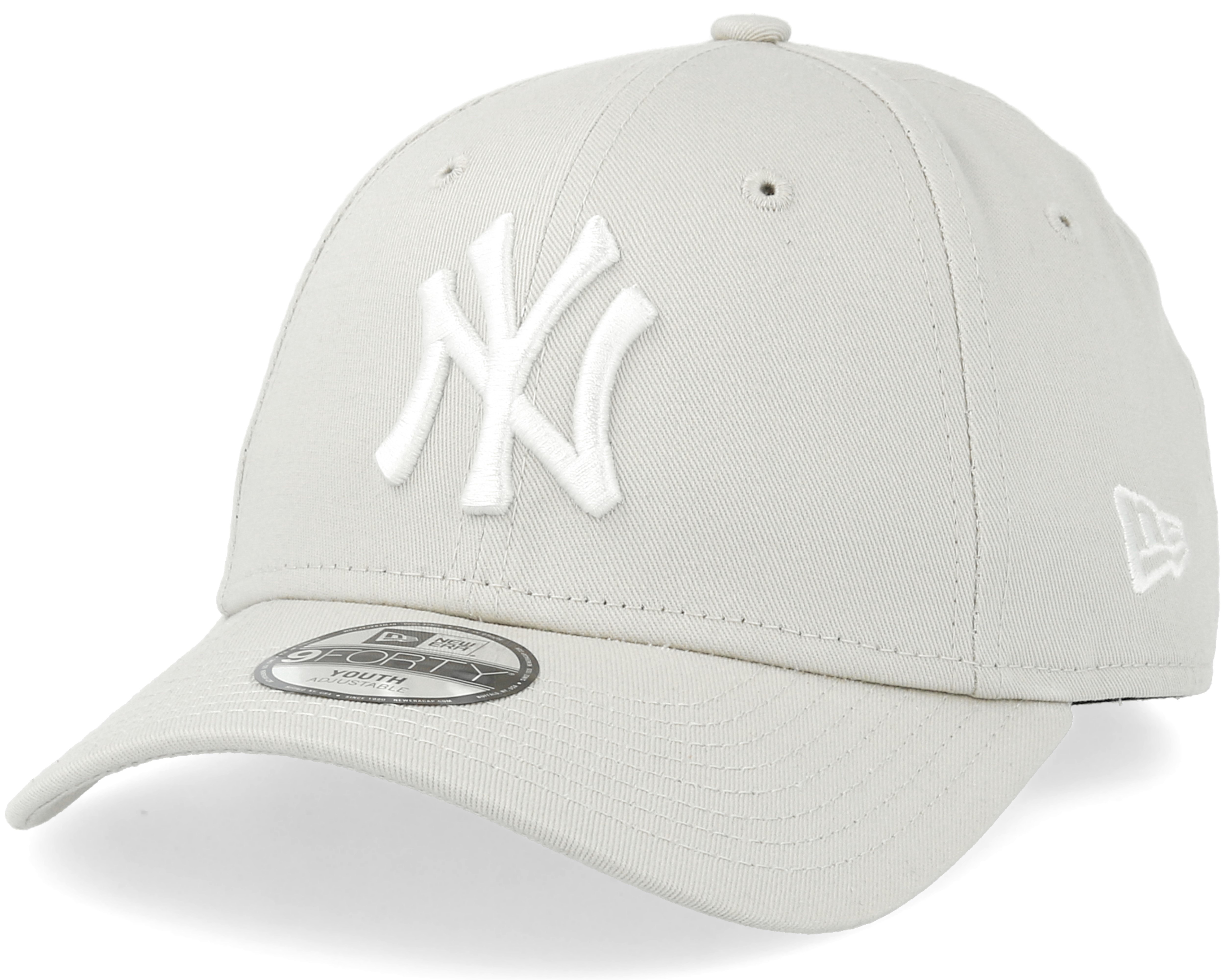 Kids New York Yankees League Essential 9Forty Stone/White Adjustable ...
