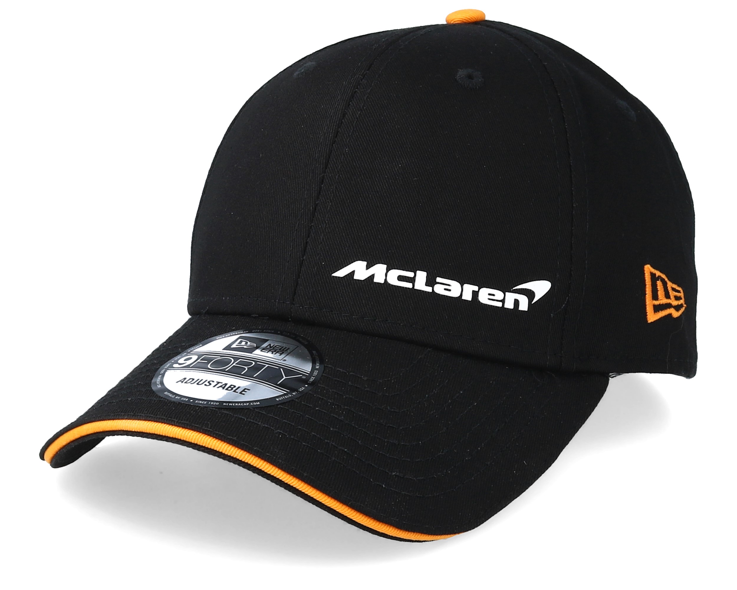 Mclaren 9Forty Essential Black Adjustable New Era caps