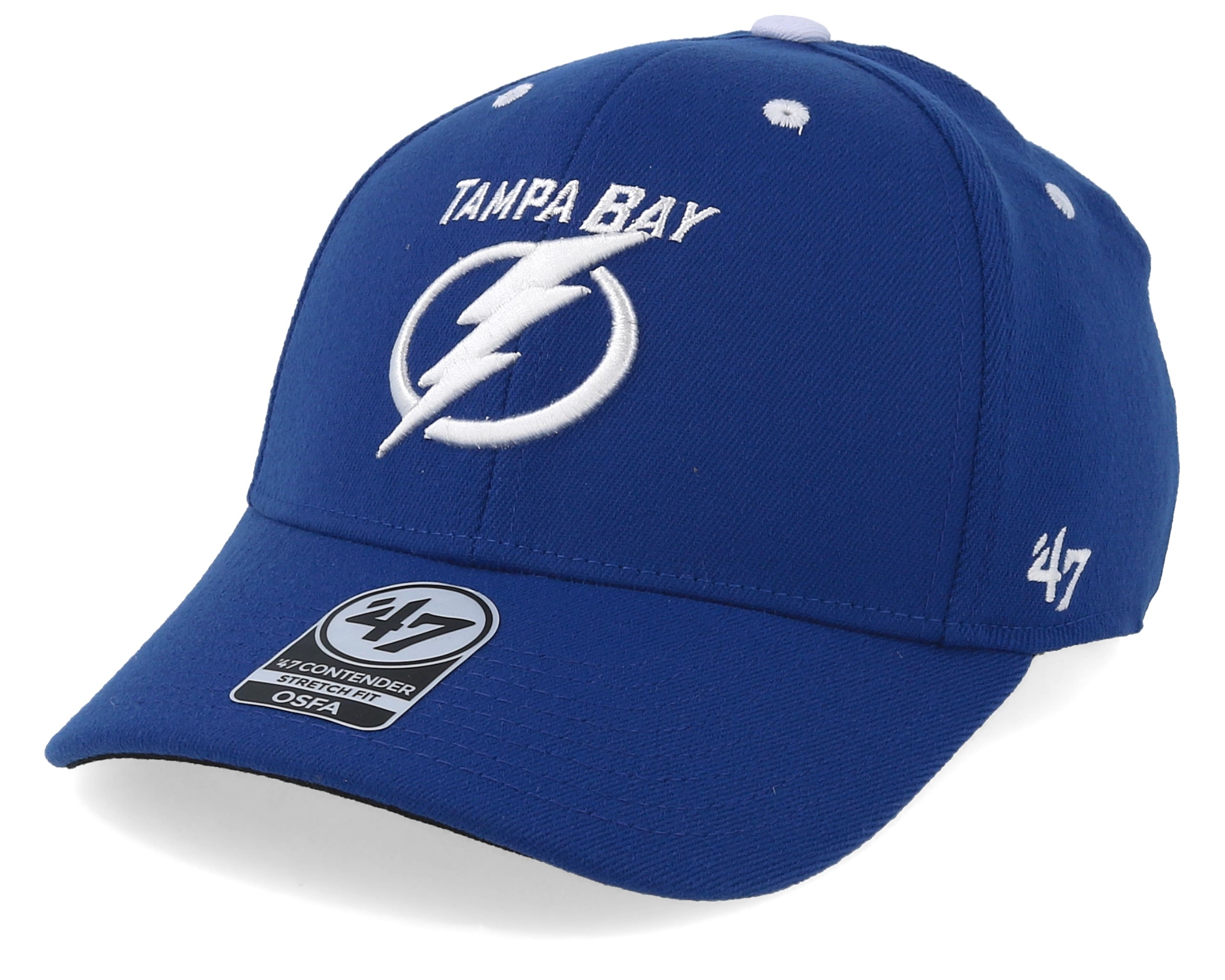 Tampa Bay Lightning Contender Blue Flexfit 47 Brand cap Hatstore.ch