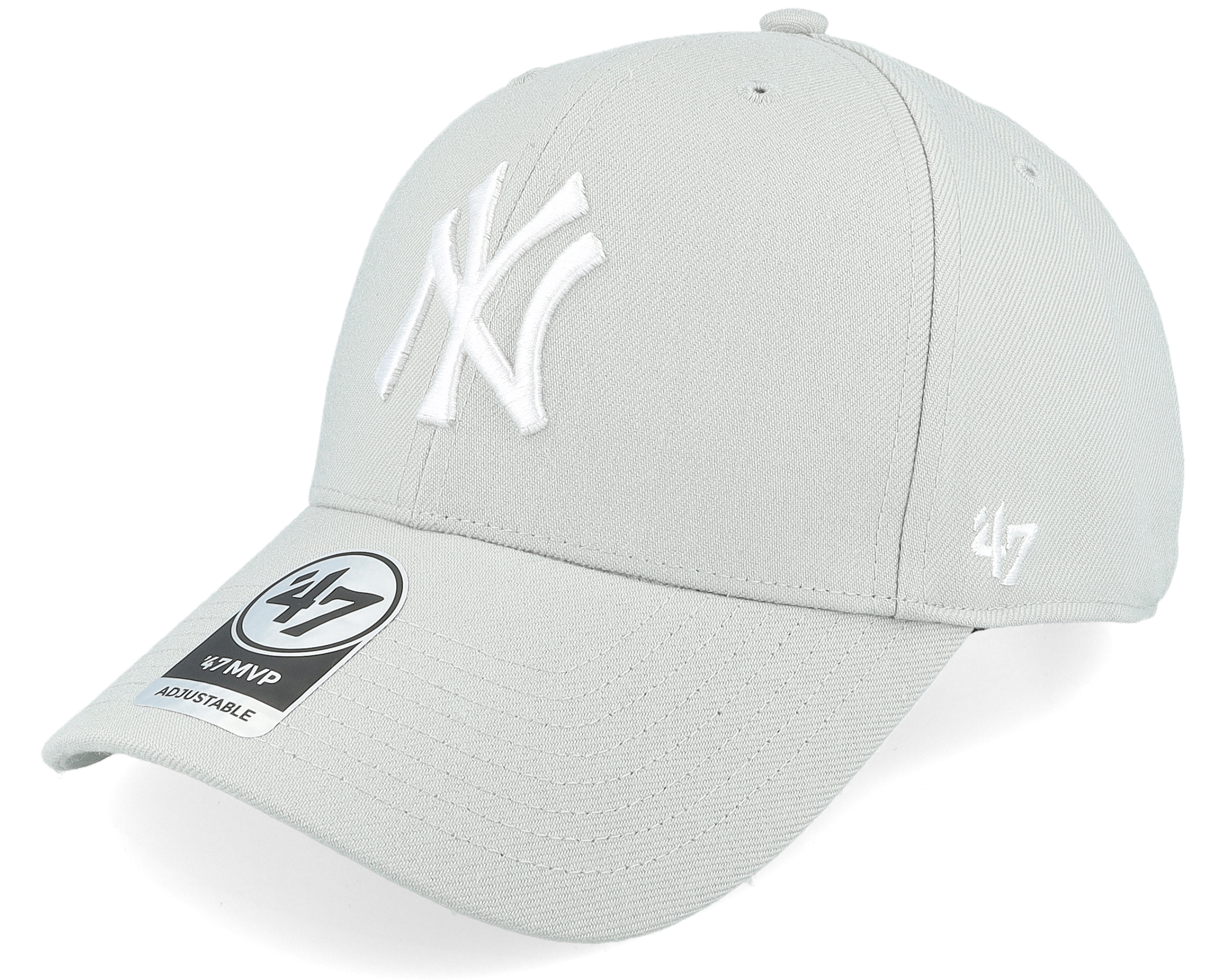 New York Yankees Mvp Steel Grey Adjustable 47 Brand caps