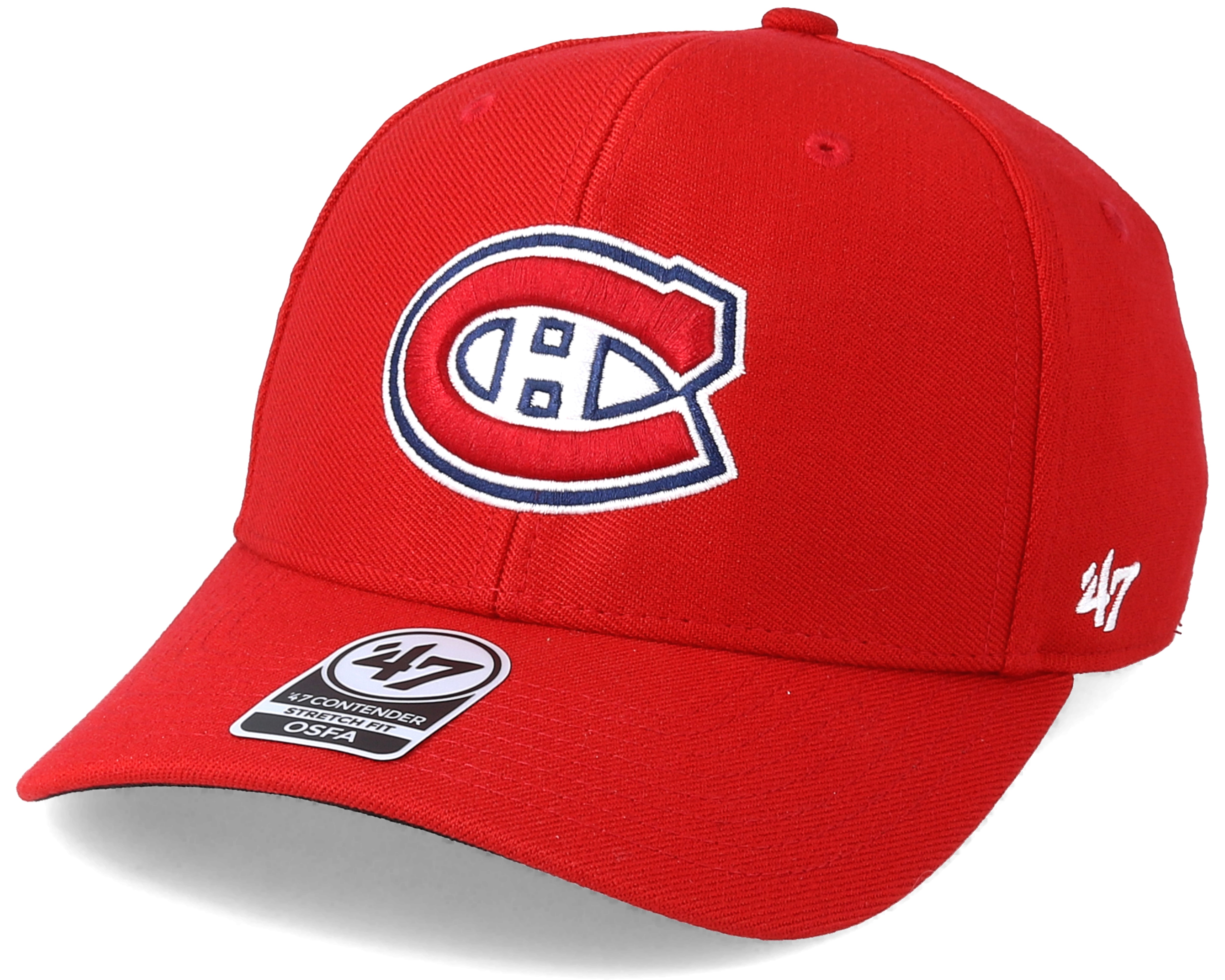 Montreal Canadiens Contender Red Flexfit 47 Brand caps Hatstore.co.uk