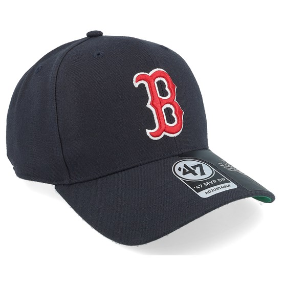 AXIS Boston Red Sox Navy Cap - Verstellbare Baseballkappe Aus 100% Baumwolle