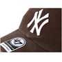 New York Yankees '47 Brand Clean Up Adjustable Hat - White & Pink, Cotton Twill, Officially Licensed