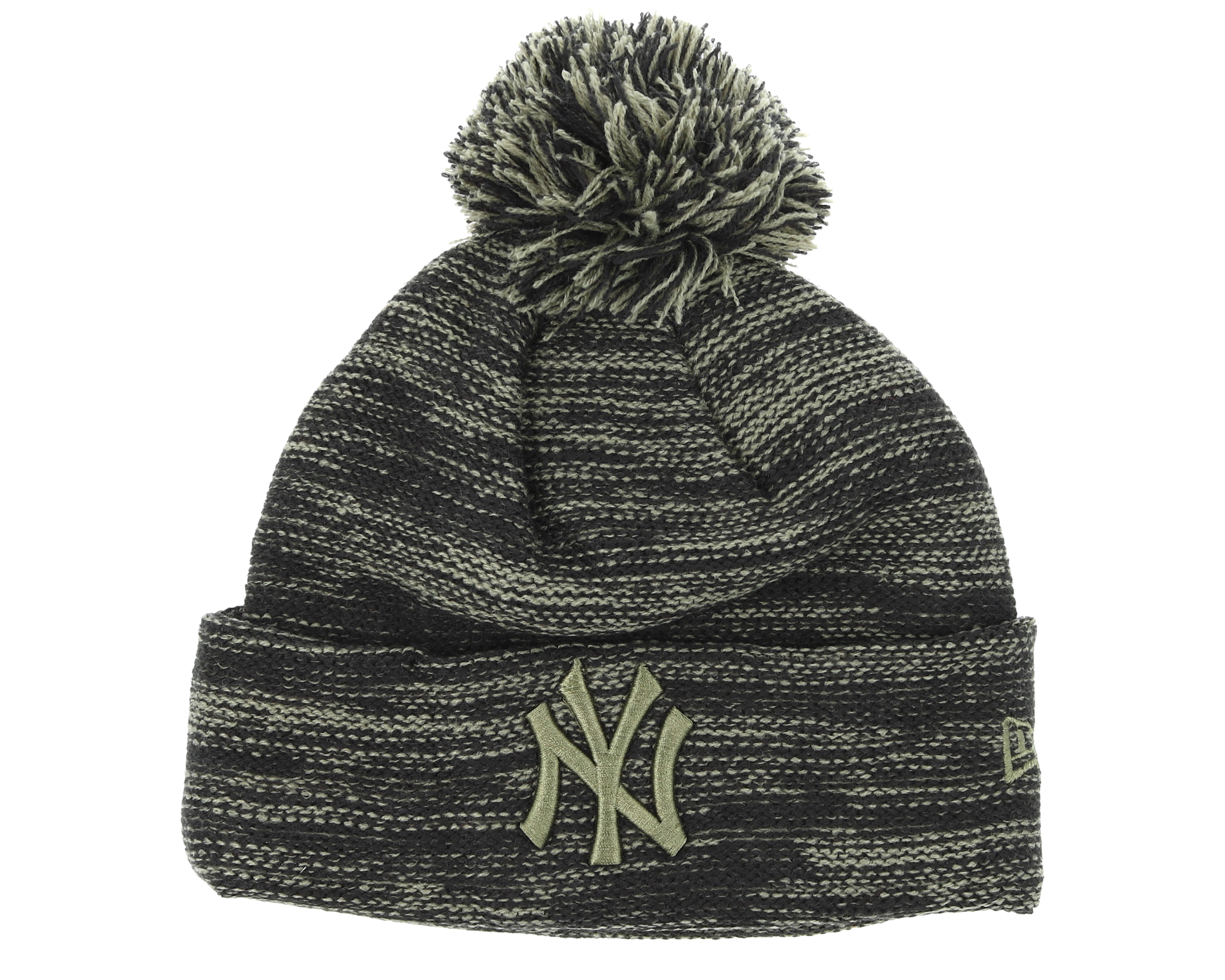 New York Yankees Marl Knit Grey/Black Beanie New Era beanies