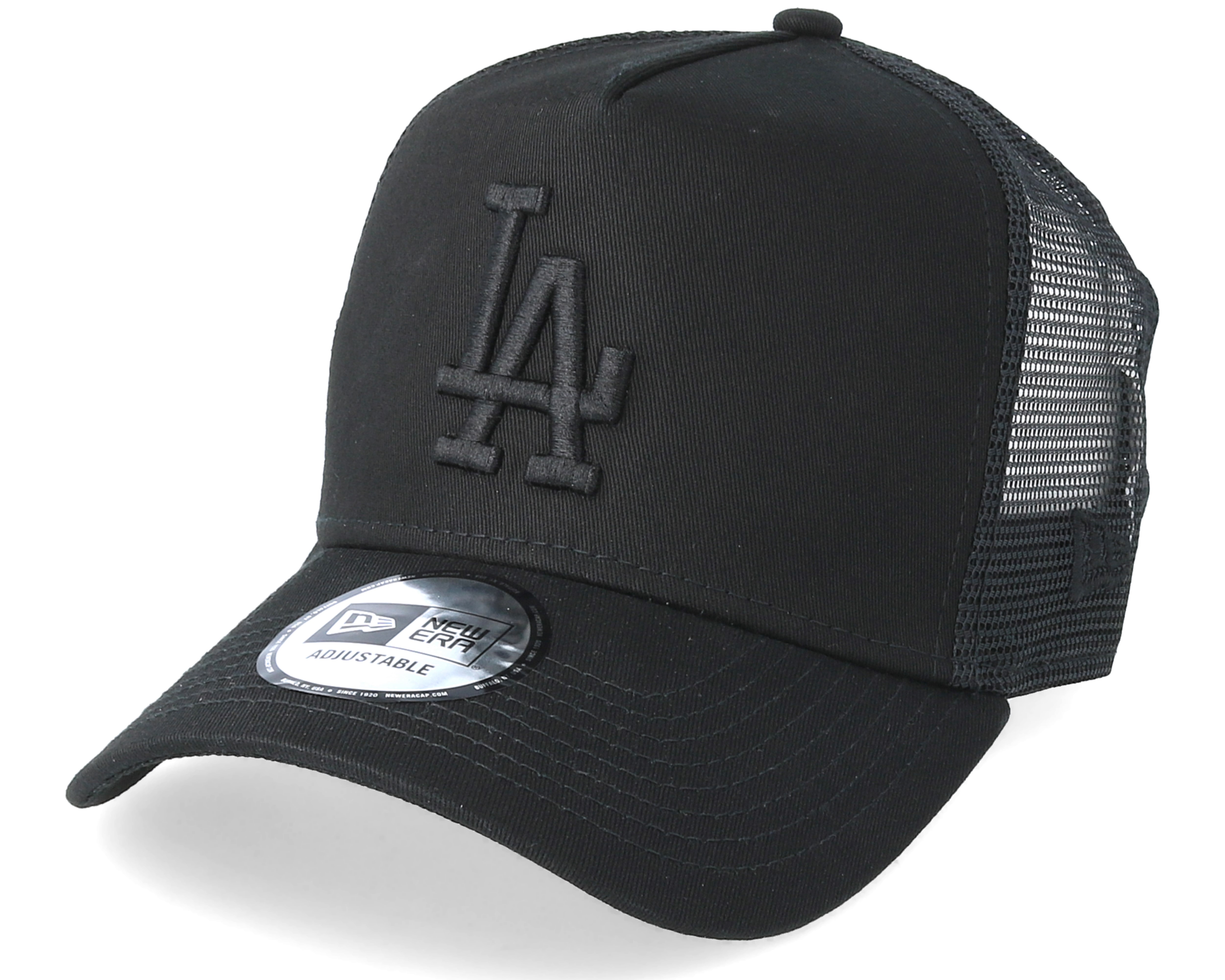 Los Angeles Dodgers League Essential Black/Black Trucker - New Era caps ...