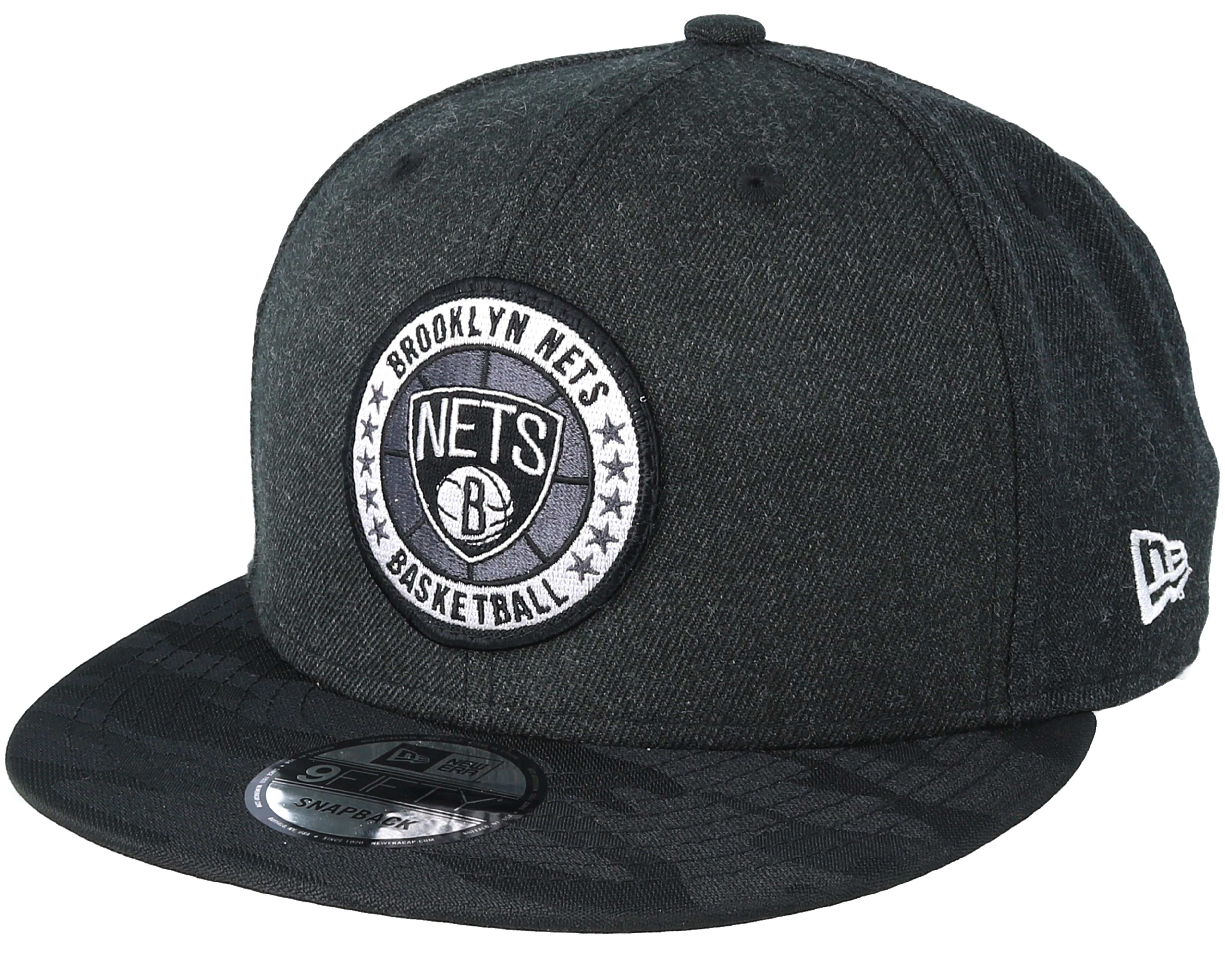 Brooklyn Nets Tipoff Series 9Fifty Heather Black Snapback New Era