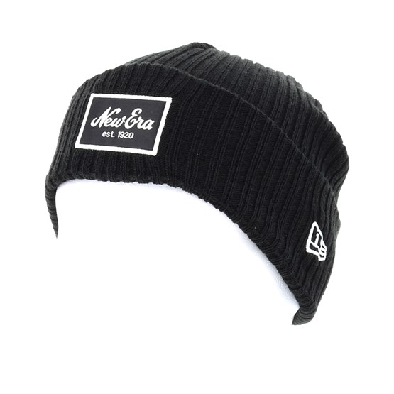 Winter Utility Short Long Black Beanie New Era Beanies