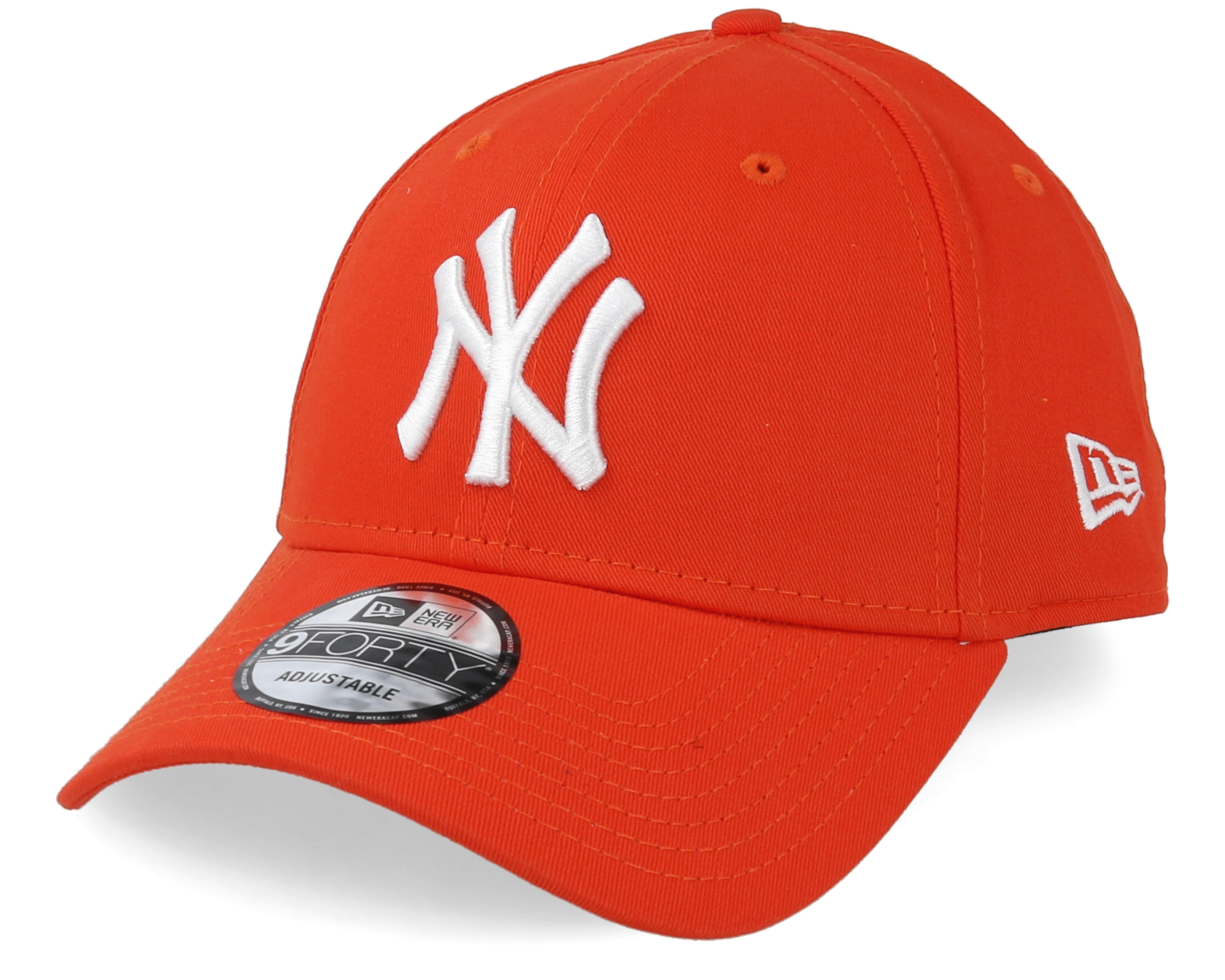 New York Yankees League Essential 9Forty Orange/White Adjustable - New ...