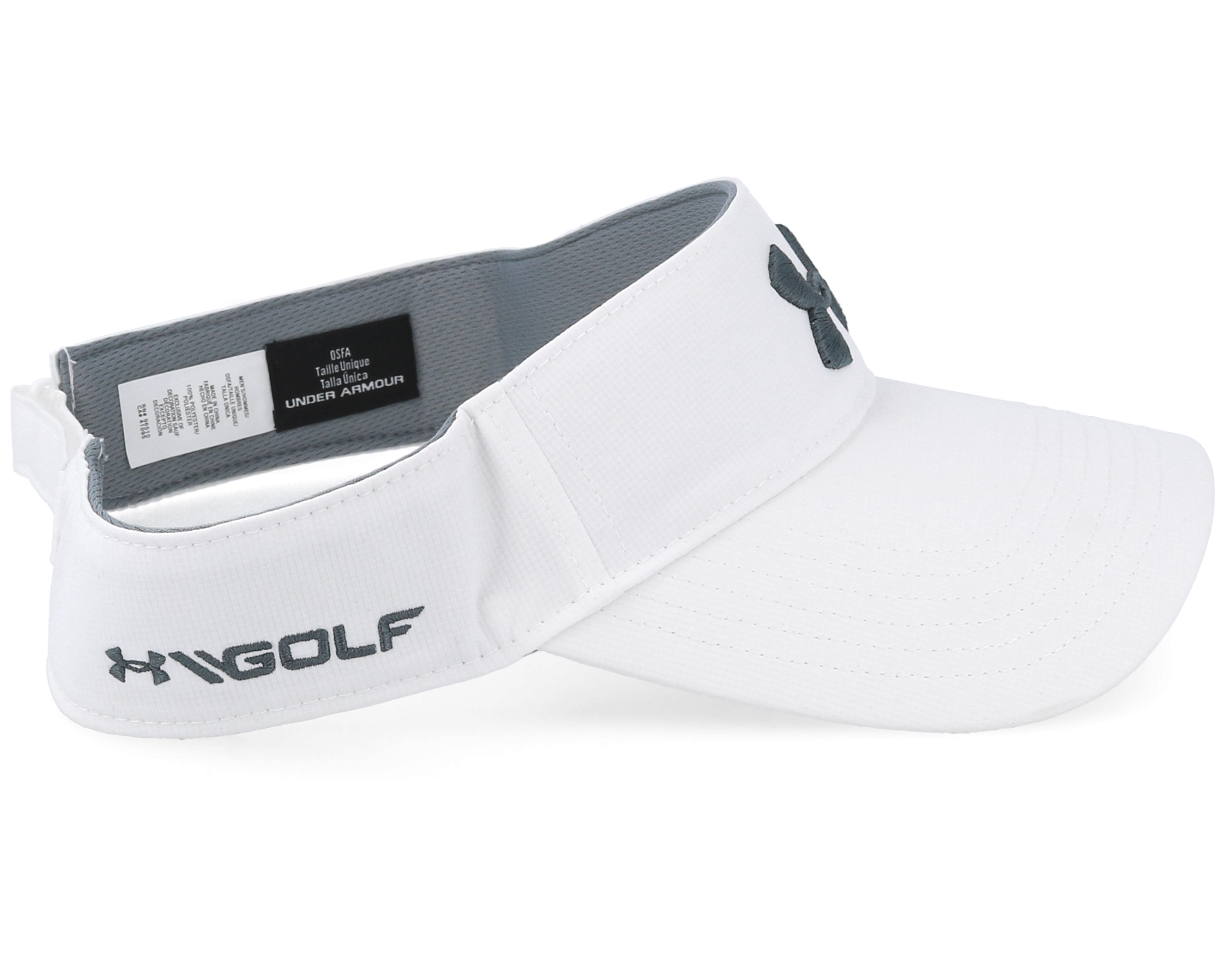 Core Golf Visor White/Graphite Visor Under Armour keps Hatstore.se