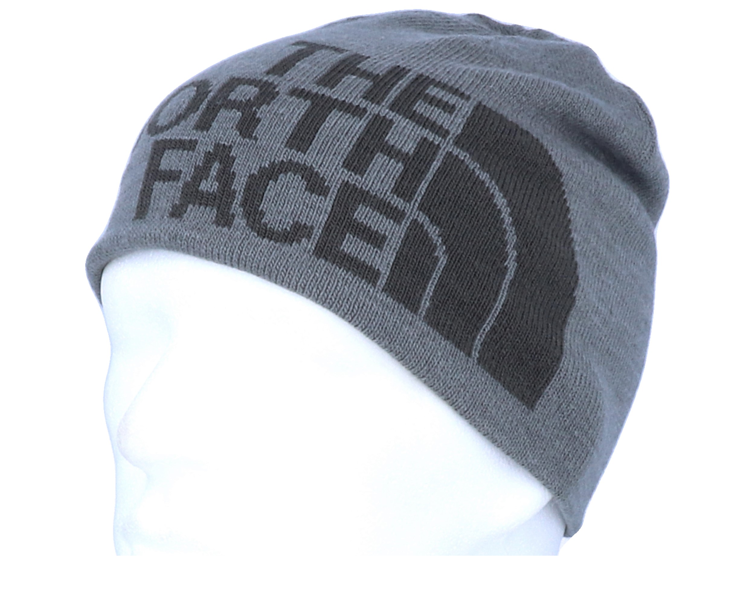 Kids Anders Reversible Midnight Grey/Asphalt Grey Traditional Beanie