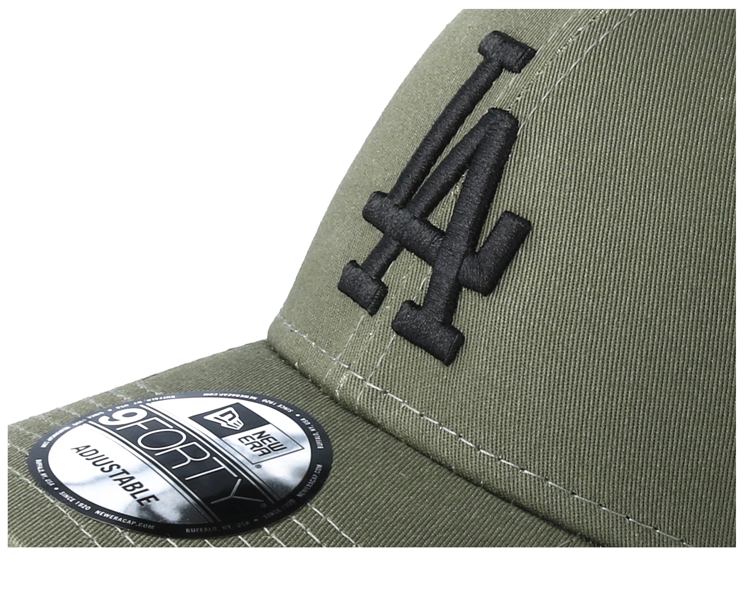 New Era Los Angeles Dodgers 9Forty Cap – Schwarz, Verstellbar, 100% Baumwolle, Mit Gesticktem Logo