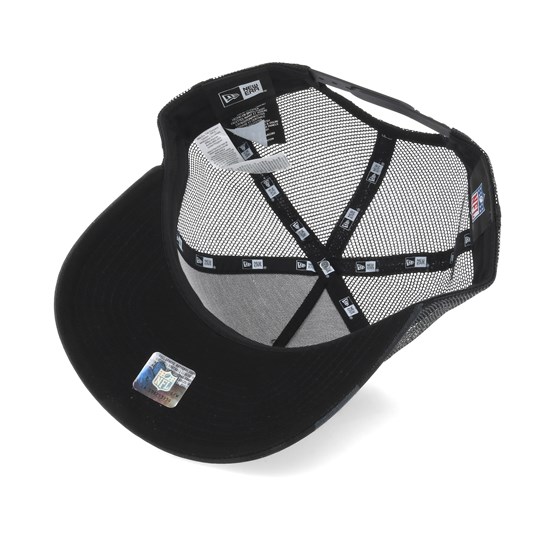 raiders camo trucker hat