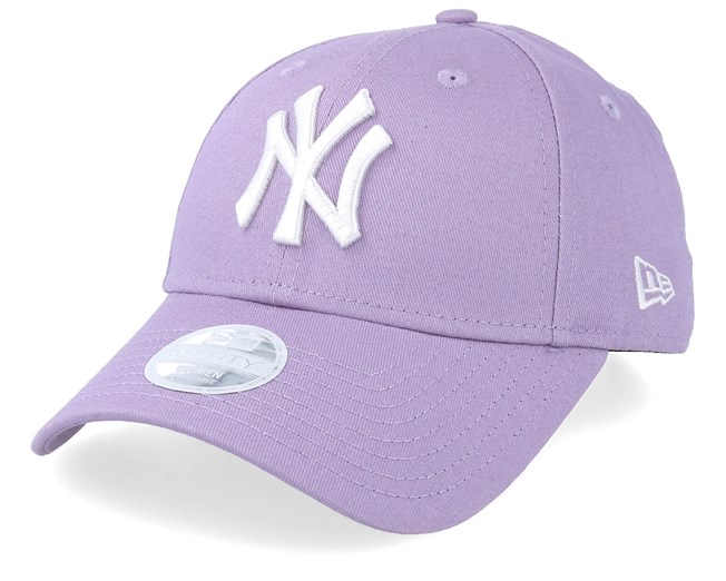 purple new era cap